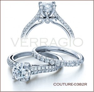 Couture-0382R diamond engagement ring from Verragio Couture-0382R diamond engagement ring from Verragio