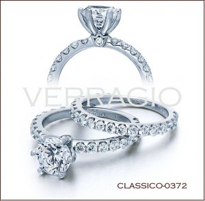 The Classic Solitaire Engagement Ring Design…With a Twist