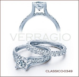 Classico-0349 diamond engagement ring Verragio Classico-0349 diamond engagement ring from Verragio